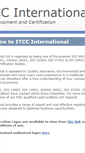 Mobile Screenshot of itccinternational.com