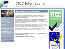 Tablet Screenshot of itccinternational.com